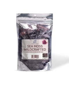 Herb To Body Purple Sea Moss 4oz Purple Sea Moss Gold 100 Wildcrafted from Saint Lucia Raw and Dried Vegan Superfood with 90 Minerals NonGMO