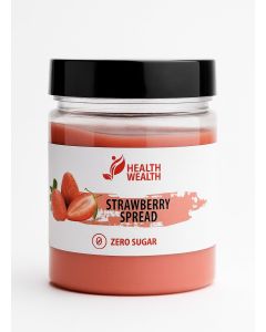 Health Wealth Sugar Free Strawberry Spread, 200g / No Added Sugar