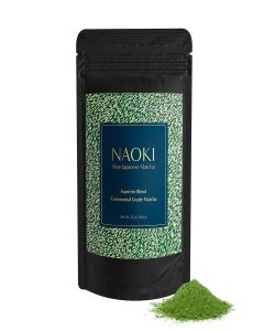 Naoki Matcha Superior Ceremonial Blend – Authentic Japanese First Harvest Ceremonial Grade Matcha Green Tea Powder from Uji, Kyoto (100g / 3.5oz)