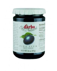 d'arbo All Natural Fine Plum Fruit Spread, 16 Ounce
