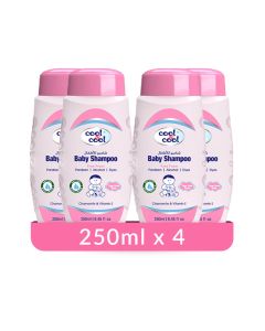 Baby Shampoo Tear Alcohol Paraben Dye Free Chamomile And Vitamin E With Extra Mild Formula Pack of 4