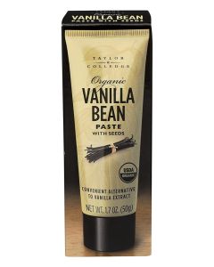 Organic Vanilla Bean Paste with Seeds, 1.7oz Tube