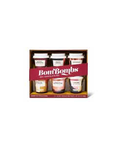 Bombombs Hot Chocolate Mix Gift Set in Mini Cup Packaging Flavors Include Double Chocolate French Vanilla Peppermint Salted Caramel and More Set of 6