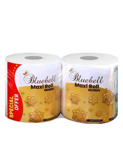 [Pack of 2 Rolls] Sterilized Kitchen Towel 111 Meters 2 PLY - Highly Absorbent & Perforated Maxi roll- Multi Purpose Kitchen roll Twin Pack