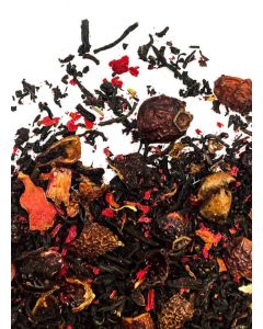 Black Tea Pomegranate Raspberry Strong Loose Leaf Breakfast Invigorating Aroma