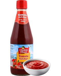 Foods Tomato Ketchup 500 gm, Classic Organic Recipe, Natural & Freshly Grown Ingredients, No Artificial Additives, Glass Bottle