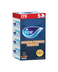 Facial Tissue 170 Sheets 2 Ply Pack of 5