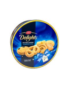 Tiffany Delights Assorted Butter Cookies – Premium Cookie Tin