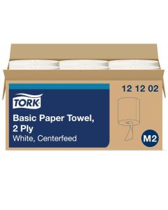 Tork Centerfeed Paper Towel White M2 High Absorbency 6 x 610 Sheets 121202