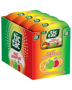 Tic Tac Fruit Adventure Mints OnTheGo Refreshment 34 Oz 8 Count