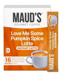 Maud's Pumpkin Spice Latte Instant Coffee, 16ct