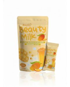 Beauty Milk Mango Flavor Drink / Japanese Inspired Beauty Powder / Daily Use Sachets