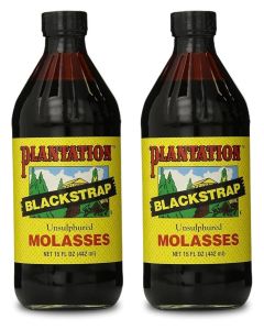 Plantation Blackstrap Molasses - 15 oz Bottles (Pack of 2)