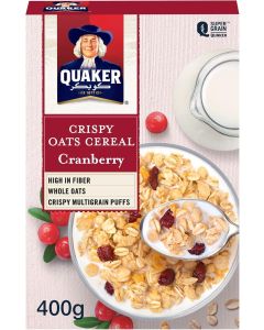 Quaker Cereal Cranberry 400 Grams