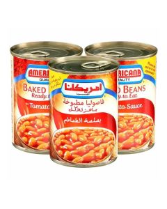 Americana Baked Beans in Tomato Sauce â€“ Ready to Eat â€“ 3 Pack