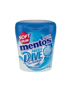 Mentos Fresh Dive Cool Peppermint Soft Gum 44pcs- 88gms