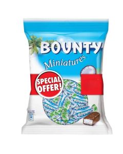 Bounty Miniatures Coconut Flavoured Toffee Pack- 2X150gms