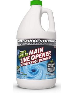Ultimate Main Drain Opener Drain Cleaner Hair Clog Remover - 64 Oz Main Lines Sinks Tubs Toilets Showers Kitchen Sinks