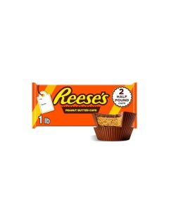 REESES Milk Chocolate HalfPound Peanut Butter Cups Candy Pack 16 oz 2 Pieces
