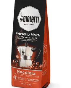 Bialetti Perfetto Moka Hazelnut Ground Coffee - 250g