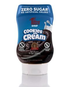 Mrs Taste, Zero Calorie Syrup, Zero Sugar, Zero Sodium, High Fiber, Pancake & Ice Cream Syrup, Keto Friendly, Paleo Friendly (Cookies and Cream)