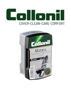 Collonil Mobil Sponge Black – Instant Shine & Color Revitalization for Leather