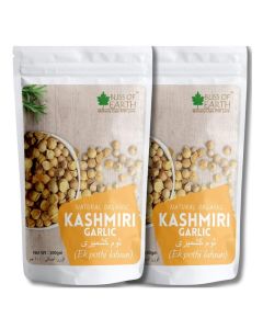Naturally Organic Kashmiri Garlic From Indian Himalayas, Single Clove, Kashmiri Lahsun, Snow Mountain Garlicg Make Garlic Paste, Garlic Mayonnaise Good for Health 100gm pack of 2