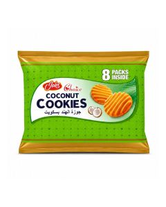 JAKIS Coconut Cookies 8 x 75g / Crispy Flavored Biscuits / Buttery Cookies with Real Coconut / Tea Time Snacks / Perfect for Gifting & Sharing / Family Pack