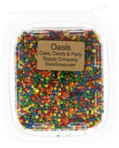 Edible Confetti Sprinkles Primary Color Sequins 8 Ounces For Cake and Cookie Decoration
