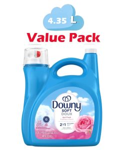 Downy Soft Liquid Fabric Softener And Conditioner With April Fresh sent for Sensitive Skin 251 Loads, 4.35 L