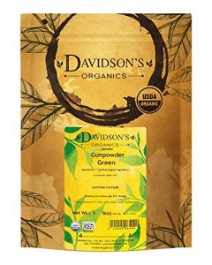 Davidsons Organics Gunpowder Green Loose Leaf Tea 16Ounce BagPackaging May Vary