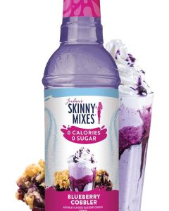 Jordan's Skinny Syrups Blueberry Cobbler Flavor - Sugar Free Coffee Syrup, 25.4 Fl Oz