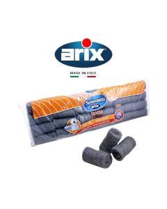 Effortlessly Clean with Arix Splendelli Ultrafine Steel Wool Rolls - Pack of 24 pcs