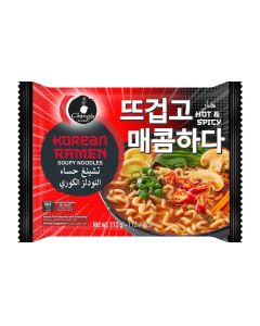 Hot & Spicy Vegetable Korean Ramen Instant Noodles