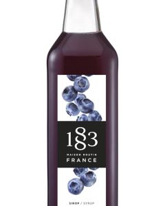 1883 Maison Routin Blueberry Syrup - 1 Liter Glass Bottle