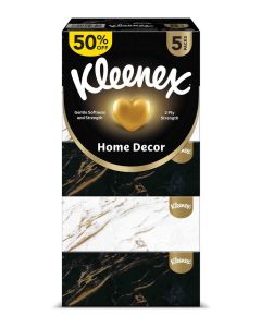 Home Decor Facial Tissue - Pack of 5 Boxes, 170 Sheets x 2 Ply Pack of 5