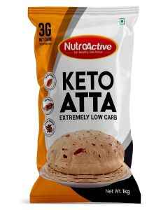 NutroActive Keto Flour Net Carb Per Roti Extremely Low Carb Flour 1kg