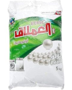 Al Emlaq Powder Detergent, Automatic, 5 Kg Bag, Pearl