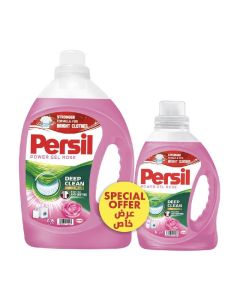 Persil Power Gel Deep Clean Plus Strong Formula For Bright Clothes With Rose Fragrance- 3.9Ltr