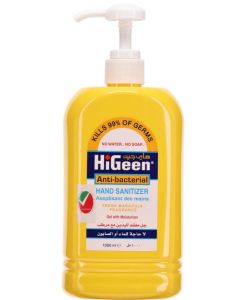 HiGeen Anti-bacterial Hand Sanitizer Gel Fresh Maracuja Fragrance, 1000ml