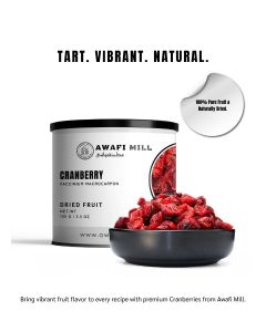AWAFI MILL Dried Cranberries 250g – Kranberi – American Cranberry