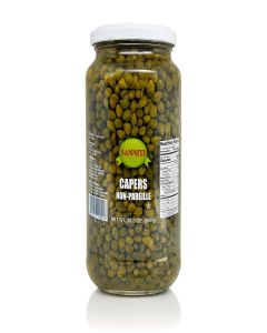 Sanniti Spanish Non Pareil Capers in Vinegar and Salt Brine - 33.5 oz
