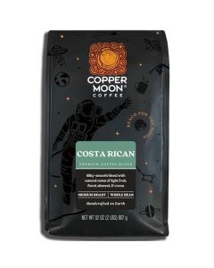 Copper Moon Medium Roast Whole Bean Coffee Costa Rican Blend 2 Lb