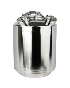 Howaoo 25 Gallon10 L Cleaning Keg Beer Line Cleaning Kit with 2 D Coupler Made of Stainless Steel Beer Line Cleaner Used for Beer Line Cleaning 25 Gallon Keg Line Cleaning Kit