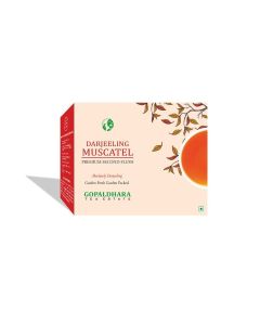 Gopaldhara Darjeeling Black Tea, Premium Second Flush FTGFOP1, Muscatel, 125g Paper Box