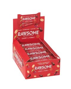 Rawsome Cherry & Peanut Fruit & Nut Bar / Gluten Free / No Added Sugar / 16x40g