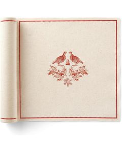 MY DRAP Dinner Napkins Recycled Cotton 30 x 30 cm 118 x 118 6 Per Roll Ceramic Xmas