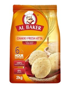 Al Baker Chakki Fresh Atta - 2 Kg