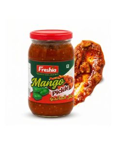 Freshia Mango Pickle - 400g / Traditional Indian Aam Ka Achar / Spicy, Tangy & Authentic / Perfect with Curries, Rice & Bread
