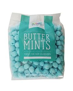 Party Sweets Blue Buttermints Appx 350 pieces from Hospitality Mints 275 Pound Pack of 1